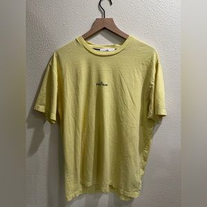 Stone Island Circle Logo T-Shirt Yellow XXL
